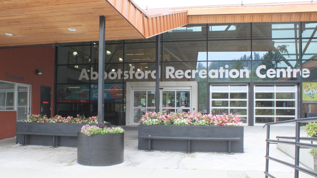 Abbotsford Recreation Centre front doors