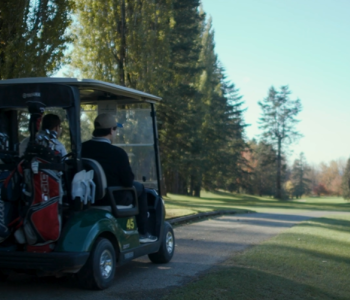Golf Cart on path