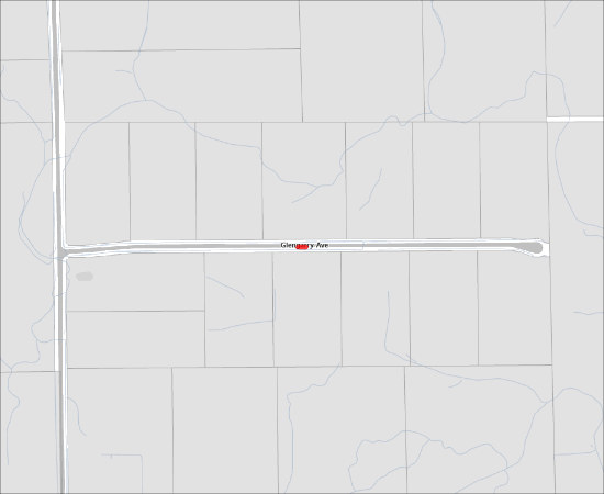 Single Lane, Alternating Traffic for Fortis Gas Service Installation on Glengarry Avenue
