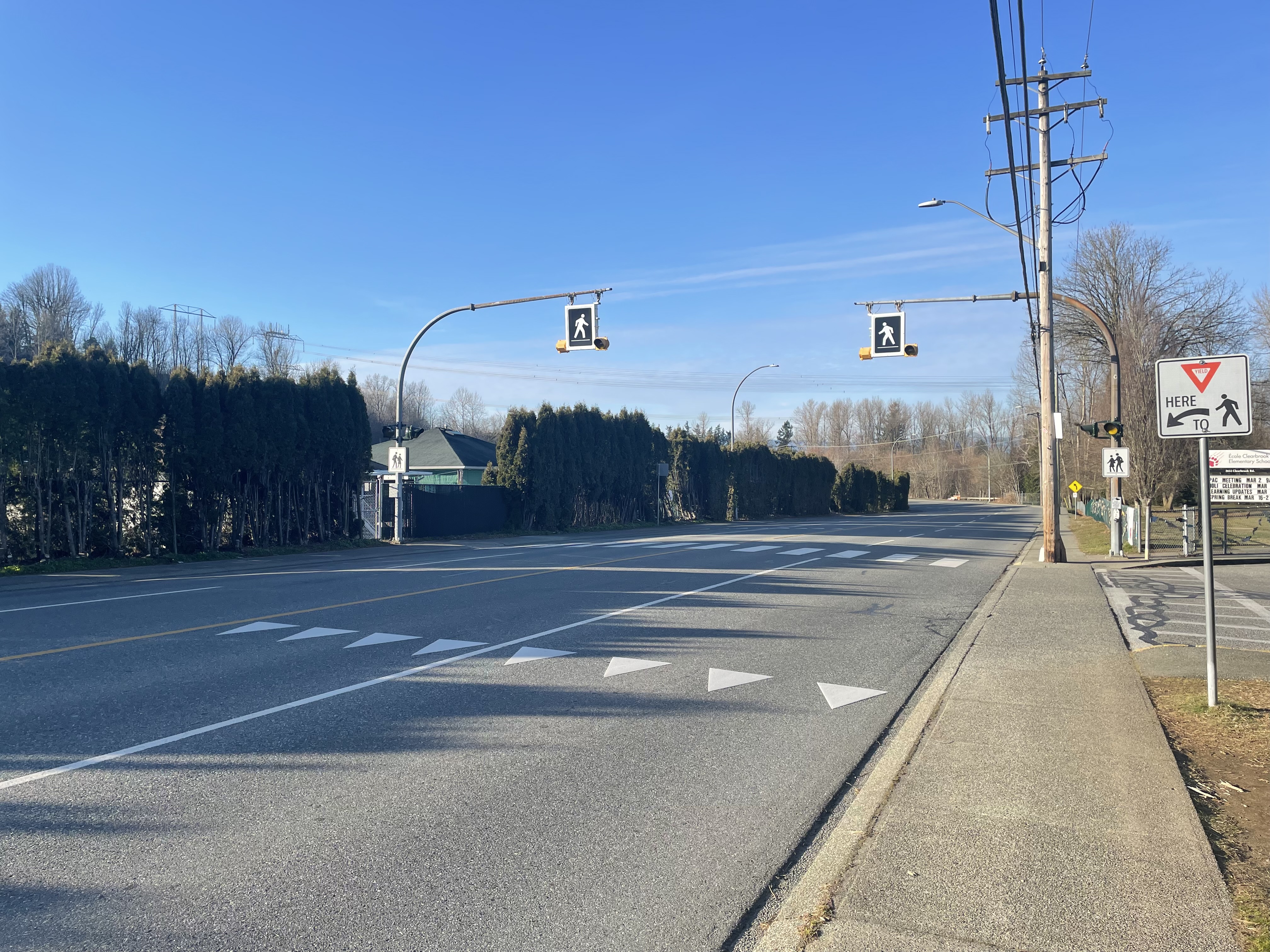 Overhead Flashing Beacon (OFB) / Special Crosswalk