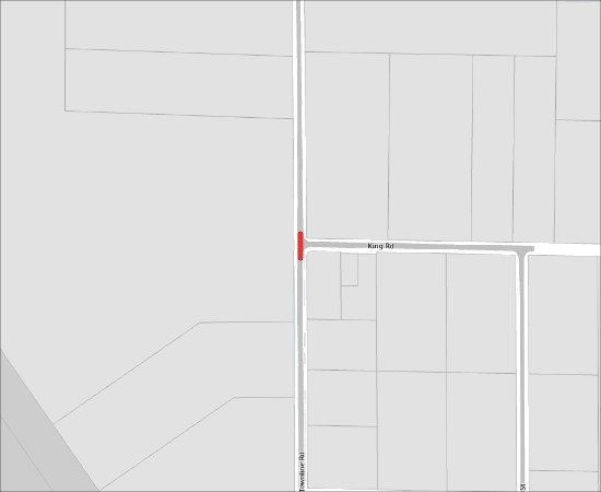 Single Lane, Alternating Traffic for Fortis Pavement Repair on Townline Road