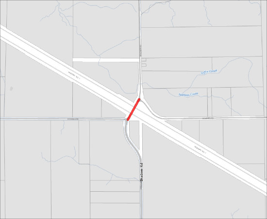 Full Road Closure (Weekends Only) for MoTI Highway Improvements on Bradner Road