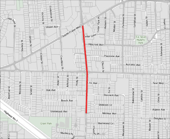 Single Lane Closure for Resurfacing on Clearbrook Road
