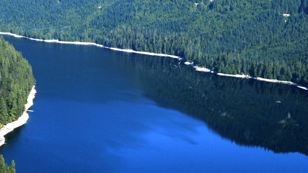 Aerial Image of Davis Lake