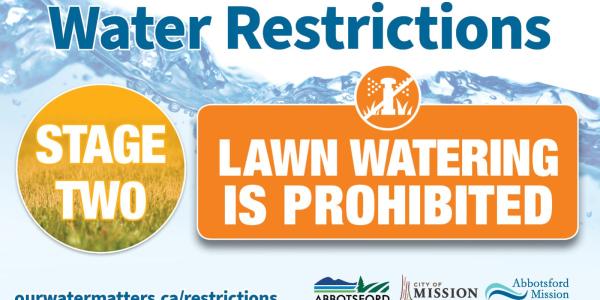 Water Restrictions - Stage 2 - Lawn Watering is Prohibited