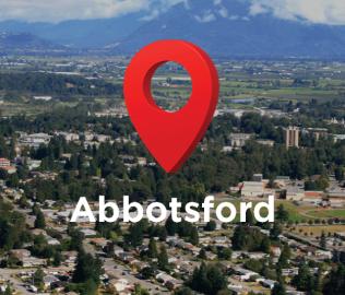 Aerial view of Abbotsford with Map icon