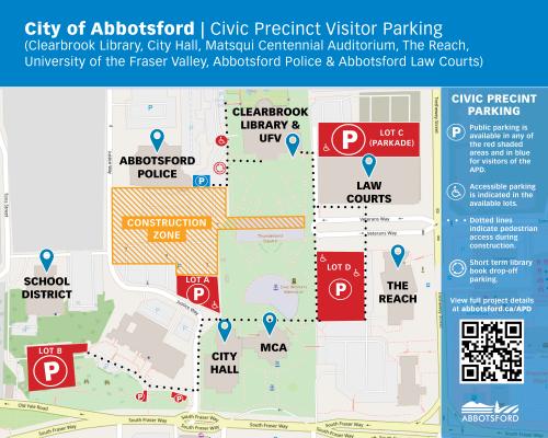 Civic Precinct Visitor Parking Map